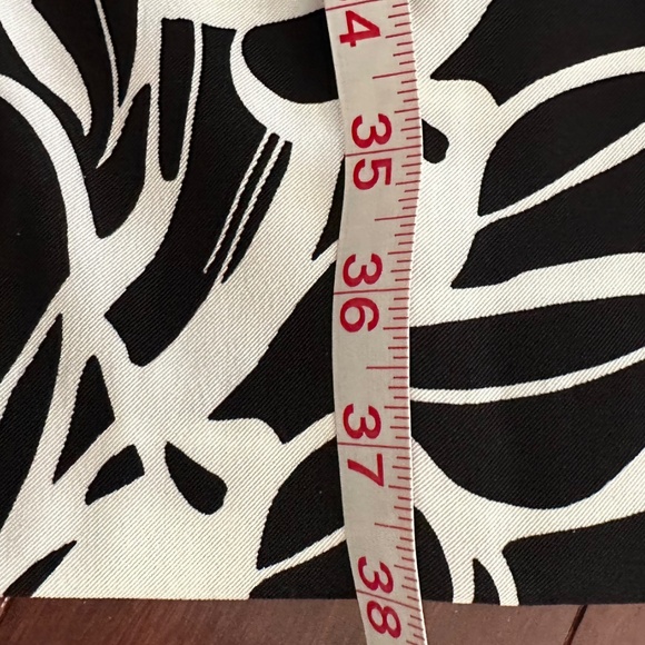 Jessica Howard Women's Black White Pattern Midi Sleeveless Dress Size 10P NWOT - Picture 13 of 14
